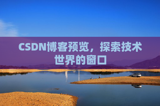 CSDN博客预览,探索技术世界的窗口